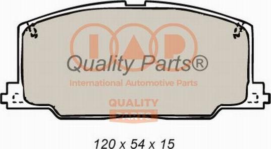 IAP QUALITY PARTS 704-17095 - Bremžu uzliku kompl., Disku bremzes adetalas.lv