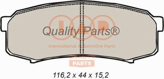 IAP QUALITY PARTS 704-17047P - Bremžu uzliku kompl., Disku bremzes adetalas.lv