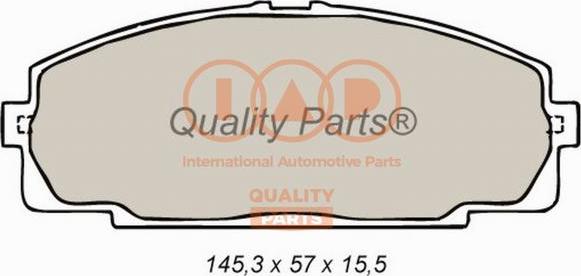 IAP QUALITY PARTS 704-17064X - Bremžu uzliku kompl., Disku bremzes adetalas.lv