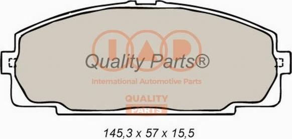 IAP QUALITY PARTS 704-17064 - Bremžu uzliku kompl., Disku bremzes adetalas.lv