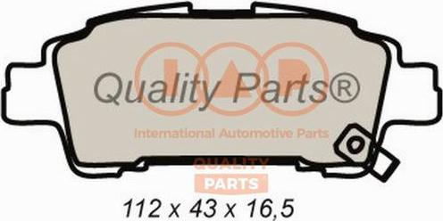 IAP QUALITY PARTS 704-17084X - Bremžu uzliku kompl., Disku bremzes adetalas.lv