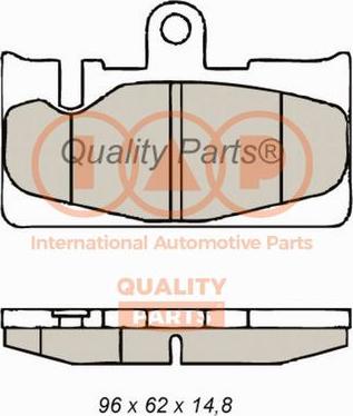 IAP QUALITY PARTS 704-17145 - Bremžu uzliku kompl., Disku bremzes adetalas.lv