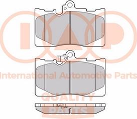 IAP QUALITY PARTS 704-17113X - Bremžu uzliku kompl., Disku bremzes adetalas.lv