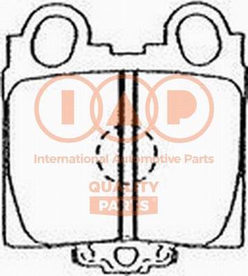 IAP QUALITY PARTS 704-17112P - Bremžu uzliku kompl., Disku bremzes adetalas.lv