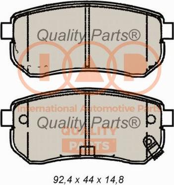 IAP QUALITY PARTS 704-21091 - Bremžu uzliku kompl., Disku bremzes adetalas.lv