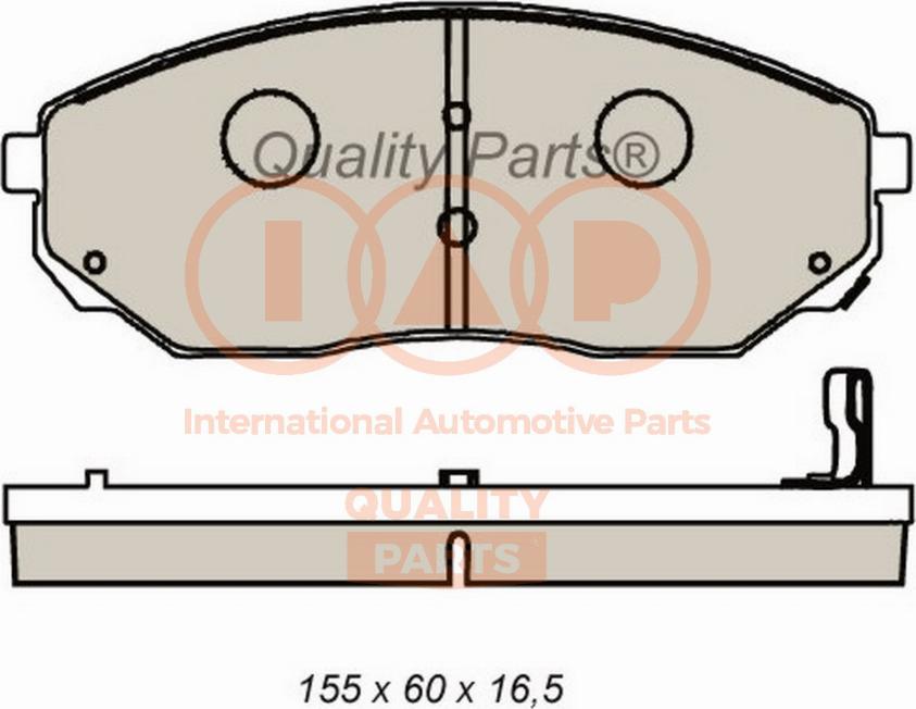 IAP QUALITY PARTS 704-21083G - Bremžu uzliku kompl., Disku bremzes adetalas.lv