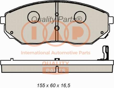 IAP QUALITY PARTS 704-21083 - Bremžu uzliku kompl., Disku bremzes adetalas.lv