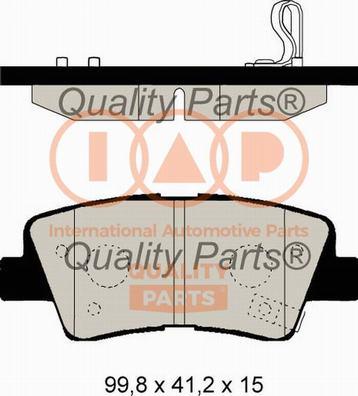 IAP QUALITY PARTS 704-21111G - Bremžu uzliku kompl., Disku bremzes adetalas.lv