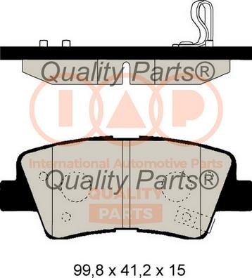 IAP QUALITY PARTS 704-21111 - Bremžu uzliku kompl., Disku bremzes adetalas.lv