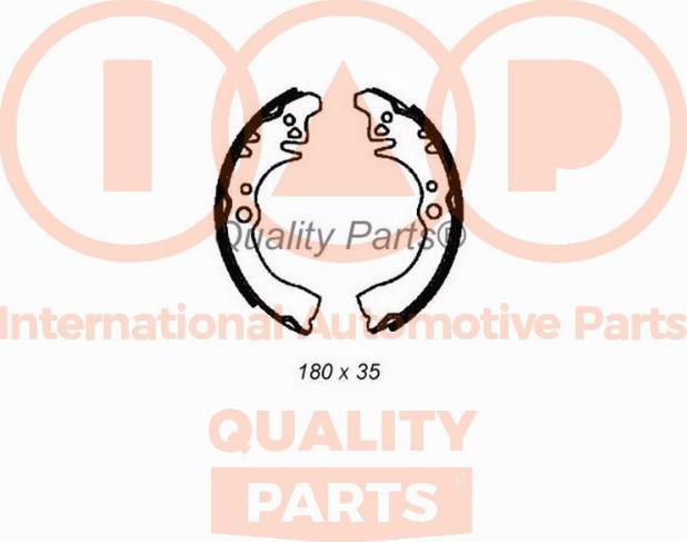 IAP QUALITY PARTS 705-03040 - Bremžu loku komplekts adetalas.lv