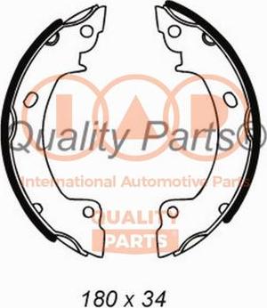 IAP QUALITY PARTS 705-07011 - Bremžu loku komplekts adetalas.lv