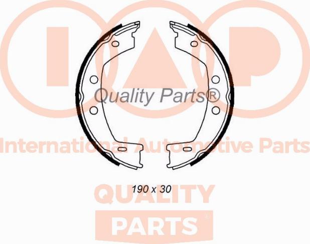 IAP QUALITY PARTS 705-14073 - Bremžu loku kompl., Stāvbremze adetalas.lv