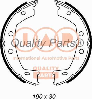 IAP QUALITY PARTS 705-14073 - Bremžu loku kompl., Stāvbremze adetalas.lv