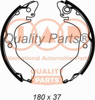 IAP QUALITY PARTS 705-12090 - Bremžu loku komplekts adetalas.lv