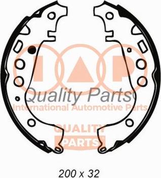 IAP QUALITY PARTS 705-17000 - Bremžu loku komplekts adetalas.lv