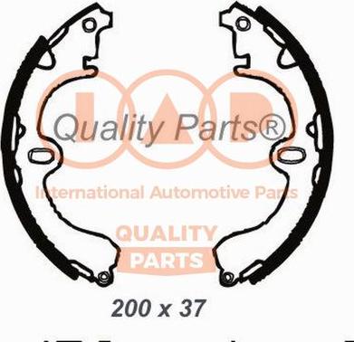 IAP QUALITY PARTS 705-17088 - Bremžu loku komplekts adetalas.lv