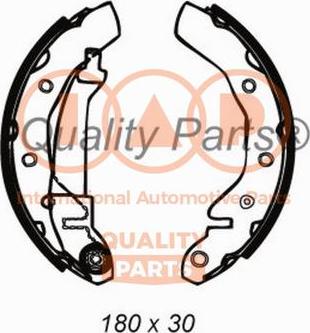 IAP QUALITY PARTS 705-20062 - Bremžu loku komplekts adetalas.lv