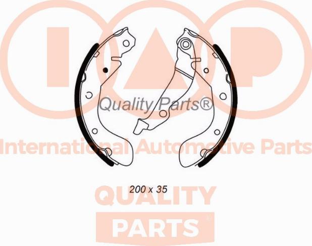 IAP QUALITY PARTS 705-20080 - Bremžu loku komplekts adetalas.lv