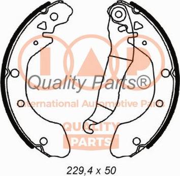 IAP QUALITY PARTS 705-20070 - Bremžu loku komplekts adetalas.lv