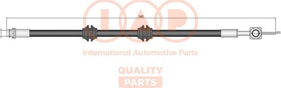 IAP QUALITY PARTS 708-14074 - Bremžu šļūtene adetalas.lv