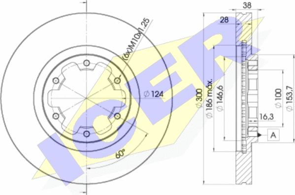 Icer 78BD2772-2 - Bremžu diski adetalas.lv