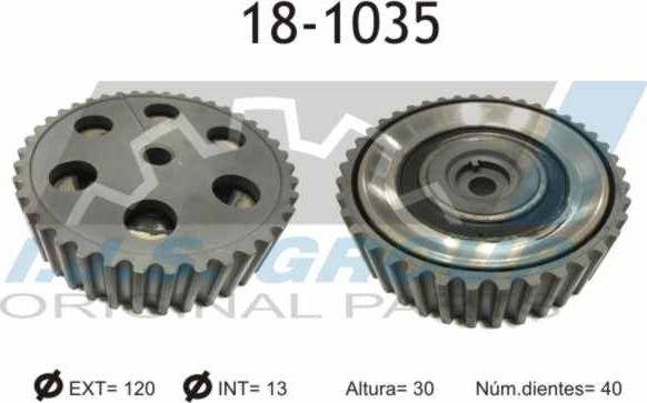 IJS GROUP 18-1035 - Parazīt / Vadrullītis, Zobsiksna adetalas.lv