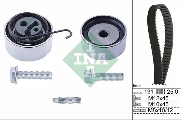 INA 530 0494 10 - Zobsiksnas komplekts adetalas.lv