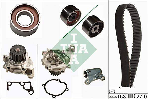 INA 530 0485 30 - Ūdenssūknis + Zobsiksnas komplekts adetalas.lv