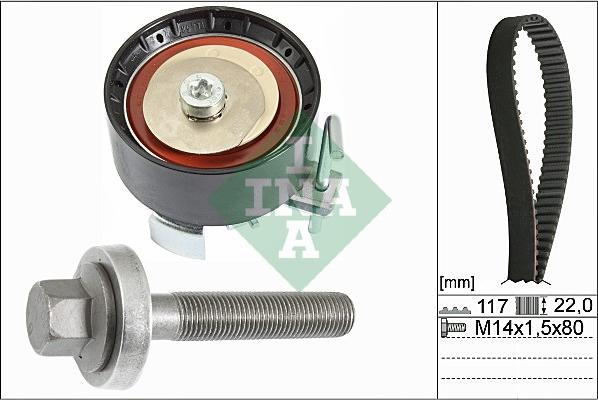 INA 530 0605 10 - Zobsiksnas komplekts adetalas.lv