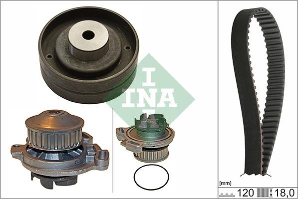 INA 530 0151 30 - Ūdenssūknis + Zobsiksnas komplekts adetalas.lv