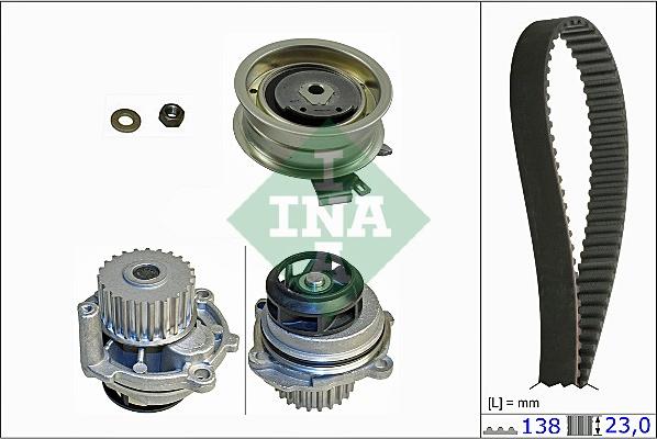 INA 530 0171 31 - Ūdenssūknis + Zobsiksnas komplekts adetalas.lv