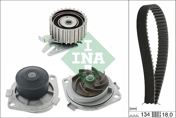 INA 530 0221 31 - Ūdenssūknis + Zobsiksnas komplekts adetalas.lv