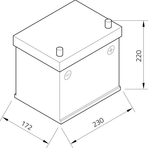 INTACT 56068BGUG - Startera akumulatoru baterija adetalas.lv