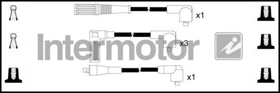 INTERMOTOR 83059 - Augstsprieguma vadu komplekts adetalas.lv