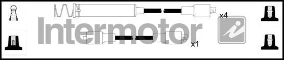 INTERMOTOR 76335 - Augstsprieguma vadu komplekts adetalas.lv