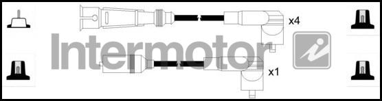 INTERMOTOR 73943 - Augstsprieguma vadu komplekts adetalas.lv