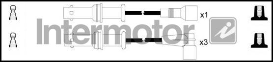 INTERMOTOR 73493 - Augstsprieguma vadu komplekts adetalas.lv