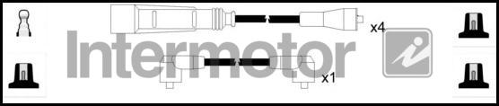 INTERMOTOR 73473 - Augstsprieguma vadu komplekts adetalas.lv