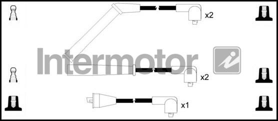 INTERMOTOR 73511 - Augstsprieguma vadu komplekts adetalas.lv