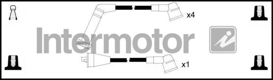 INTERMOTOR 73570 - Augstsprieguma vadu komplekts adetalas.lv