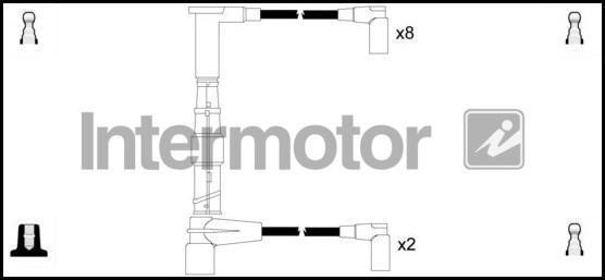 INTERMOTOR 73646 - Augstsprieguma vadu komplekts adetalas.lv