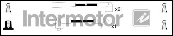 INTERMOTOR 73637 - Augstsprieguma vadu komplekts adetalas.lv