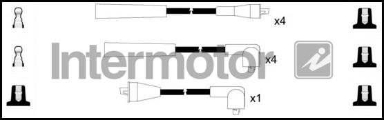 INTERMOTOR 73628 - Augstsprieguma vadu komplekts adetalas.lv