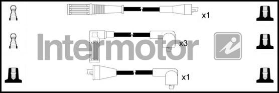 INTERMOTOR 73174 - Augstsprieguma vadu komplekts adetalas.lv