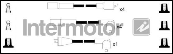 INTERMOTOR 73816 - Augstsprieguma vadu komplekts adetalas.lv