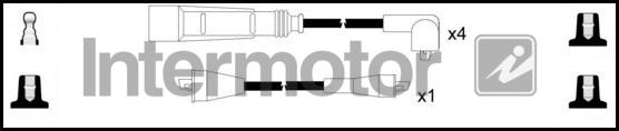 INTERMOTOR 73822 - Augstsprieguma vadu komplekts adetalas.lv