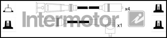 INTERMOTOR 73701 - Augstsprieguma vadu komplekts adetalas.lv