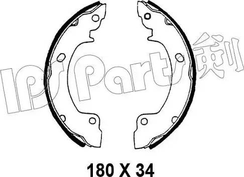 IPS Parts IBL-4596 - Bremžu loki adetalas.lv