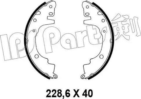 IPS Parts IBL-4504 - Bremžu loki adetalas.lv