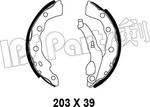 IPS Parts IBL-4500 - Bremžu loki adetalas.lv